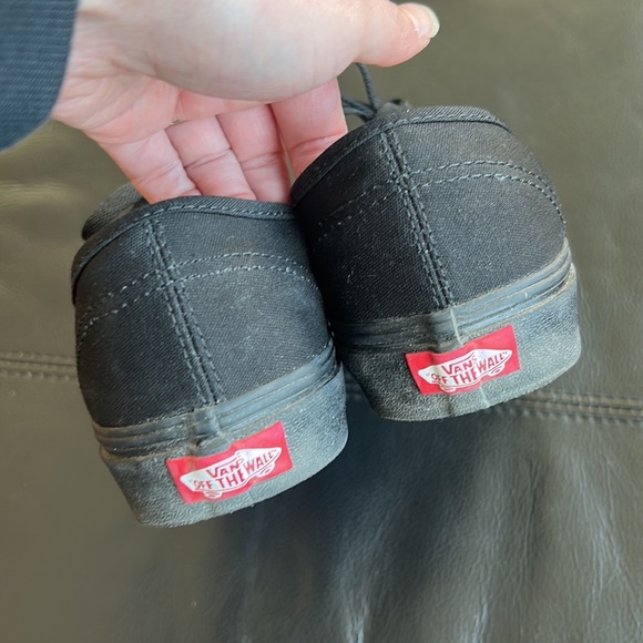 Vans Authentic Skate Shoe - Black Monochrome - Picture 5 of 5